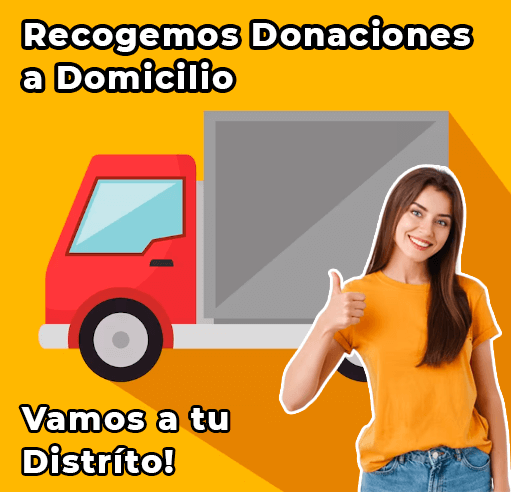 RECOGEMOS DONACIONES A DOMICILIO